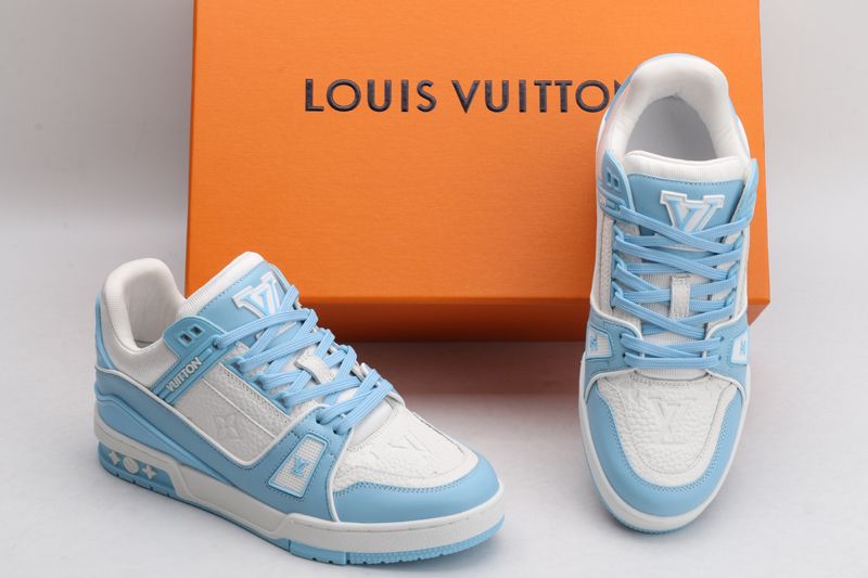 LV Blue and white