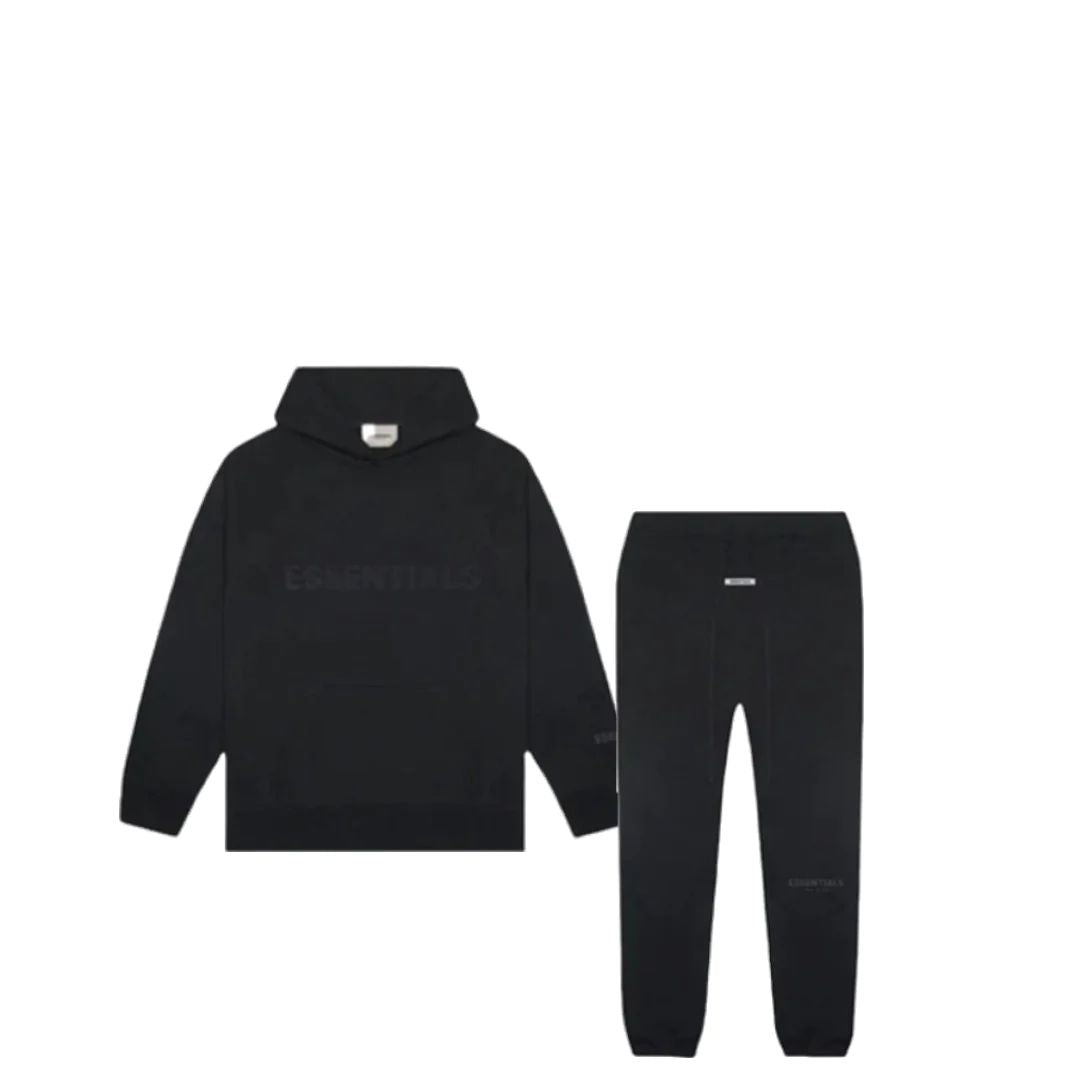 FOG x Essetials Tracksuit (SS20) - Black (Fast Delivery)