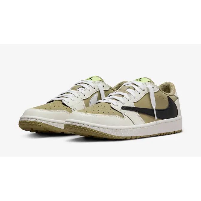 AIR JORDAN 1 LOW x TRAVIS SCOTT GOLF 'OLIVE BLACK'