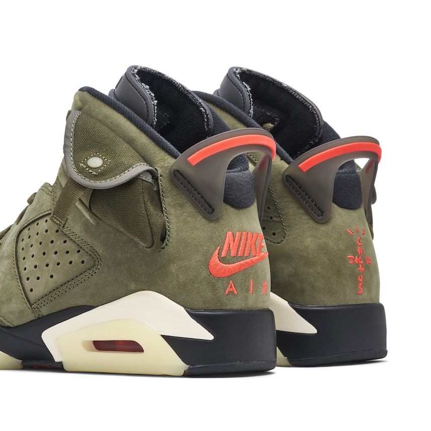 AIR JORDAN 6 x TRAVIS SCOTT 'MEDIUM OLIVE'