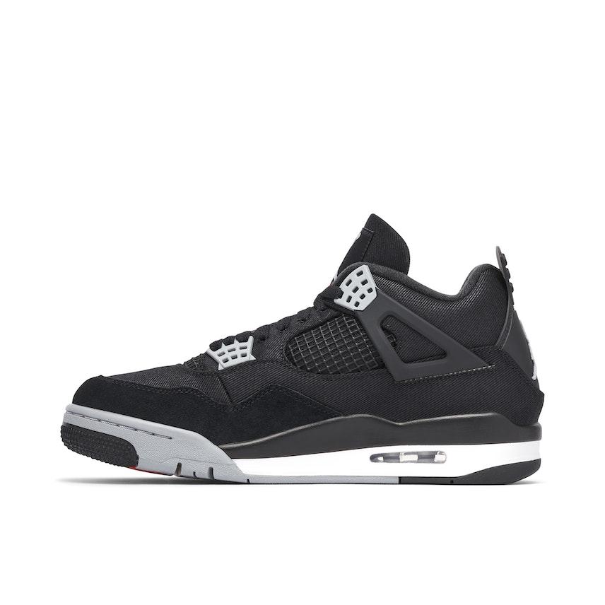 AIR JORDAN 4 RETRO SE BLACK CANVAS