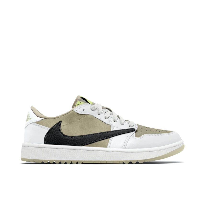 AIR JORDAN 1 LOW x TRAVIS SCOTT GOLF 'OLIVE BLACK'