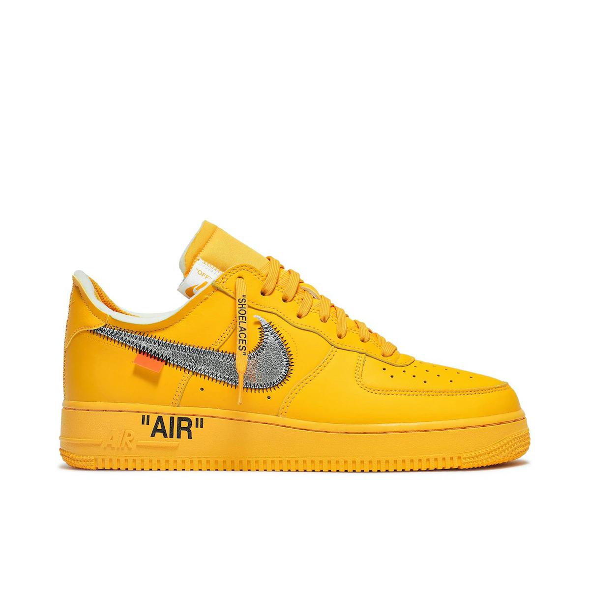 AF1 Low OFF-WHITE University Gold Metallic Silver